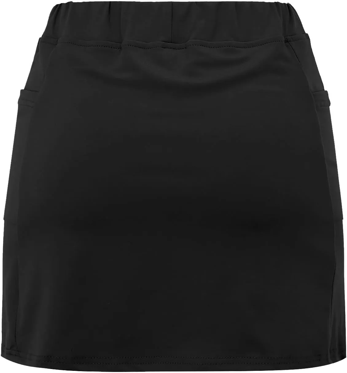 Womens Pocket Tennis Culottes Golf Athletic Tummy Control Skirt with Shorts Underneath Running Pickleball Yoga Skorts