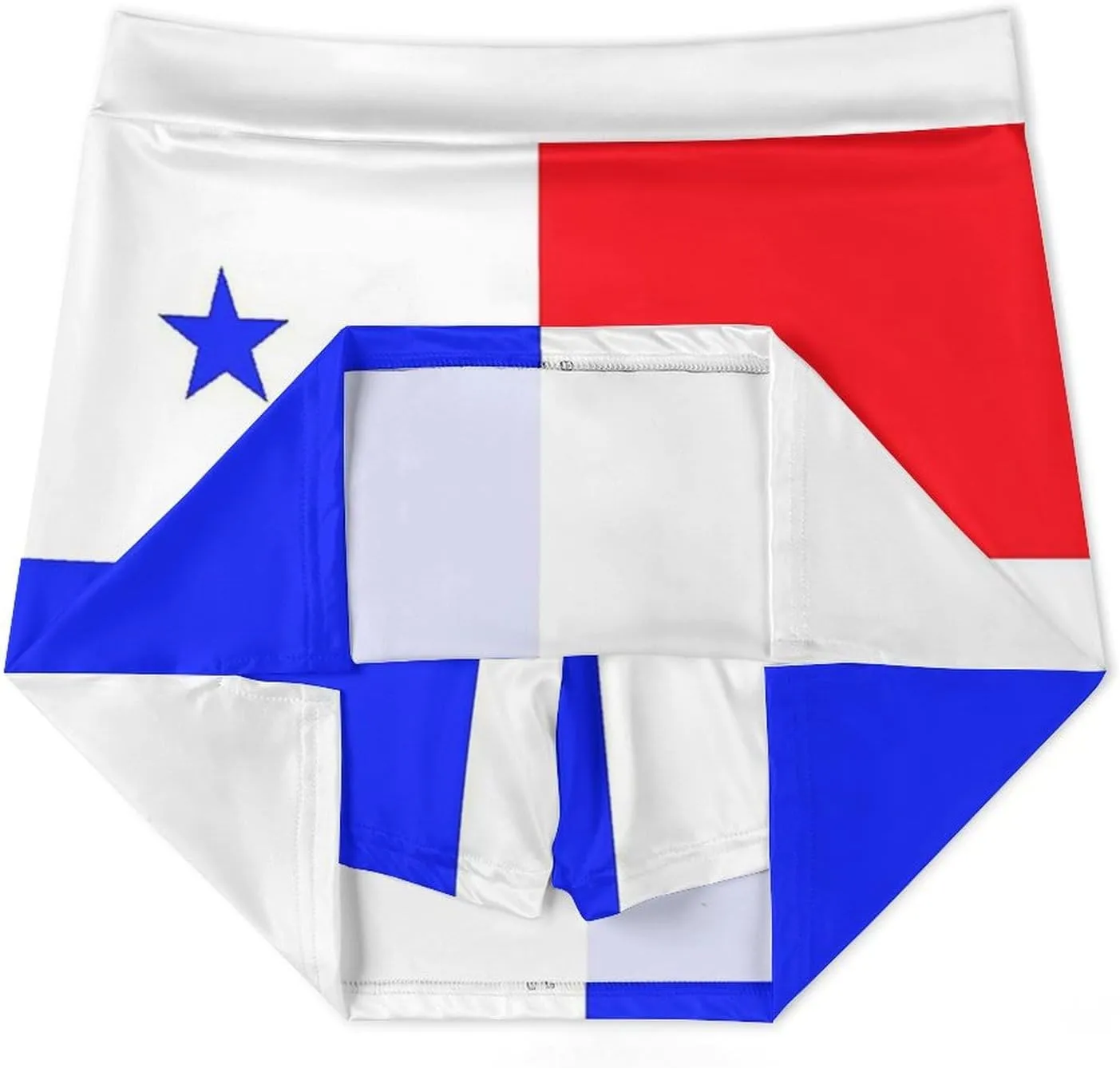Womens Short Skirt Flag of Panama Golf-Skirts Classic Mini Skirt High Waist Workout Skort