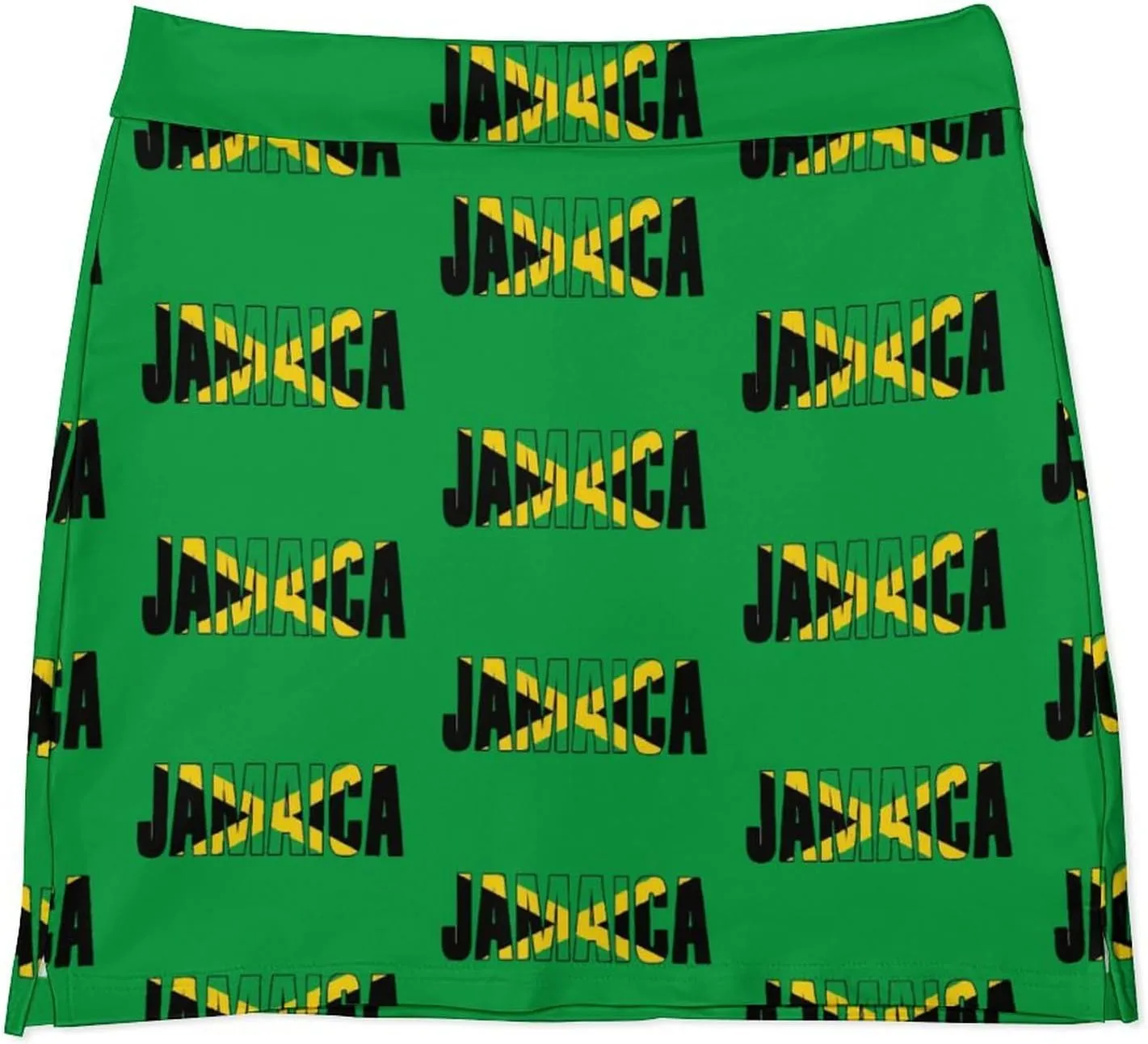 Womens Short Skirt Flag of Panama Golf-Skirts Classic Mini Skirt High Waist Workout Skort
