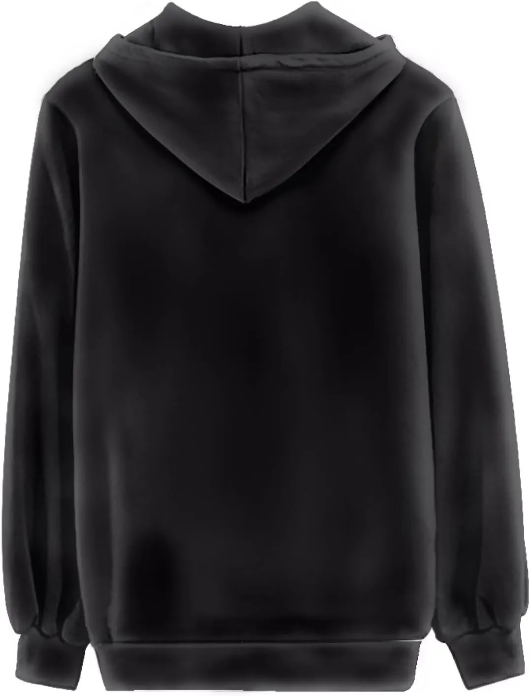 Women's Zip Up Long Sleeve Oversized Drawstring Hoodie Hooded Sweatshirt Pullover Top with Pockets