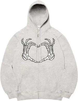 Yuemengxuan Women Man Goth Hoodie Sweatshirts Y2k Aesthetic Zip Up Jacket 90s Long Sleeve Graphic Coat Couple Top Streetwear
